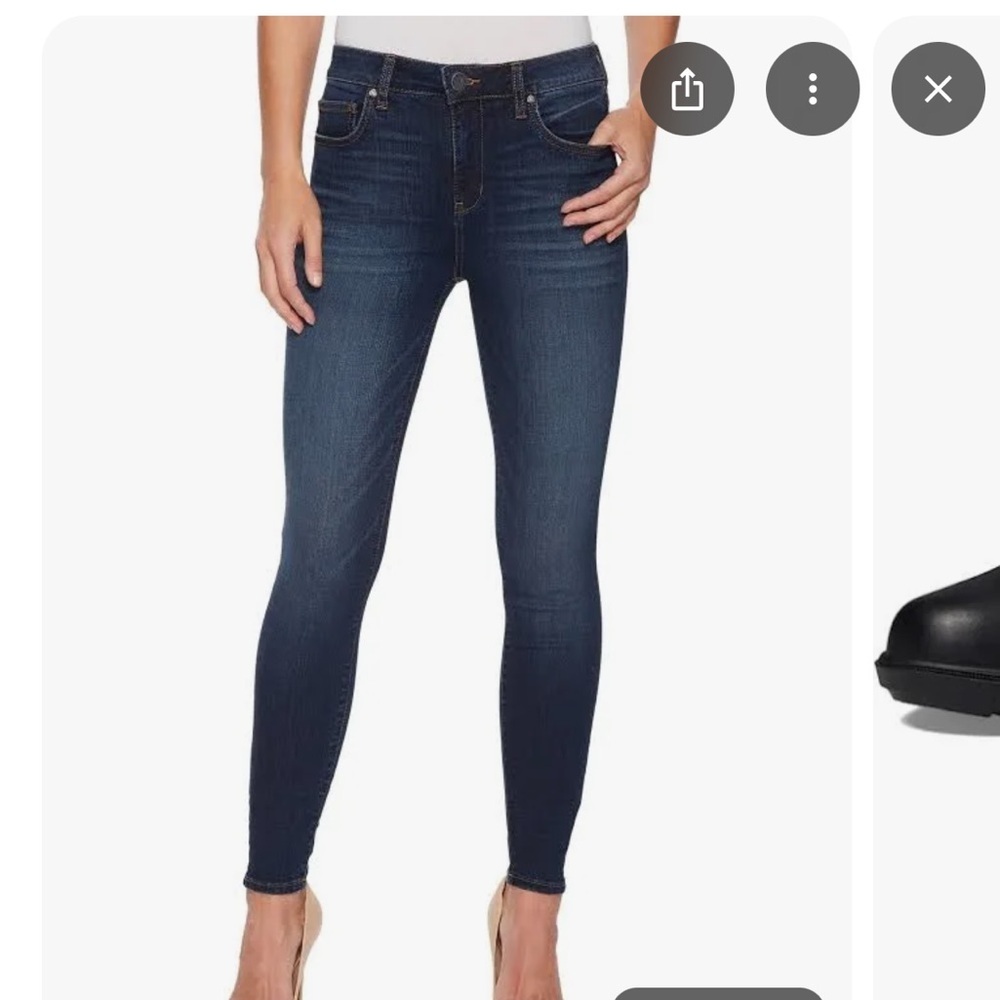 Kut from the Kloth Mia High-Rise Ankle Skinny Jeans​